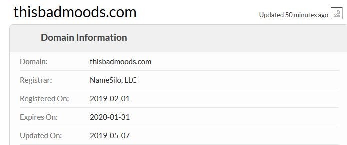 ThisBadMoods' Whois Info