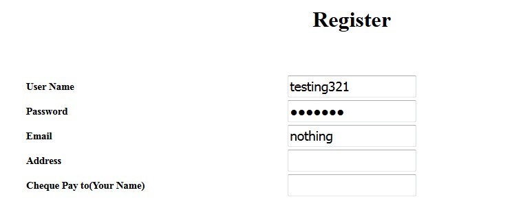 Problems with registration