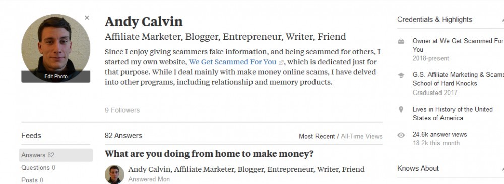 Andy Calvin On Quora