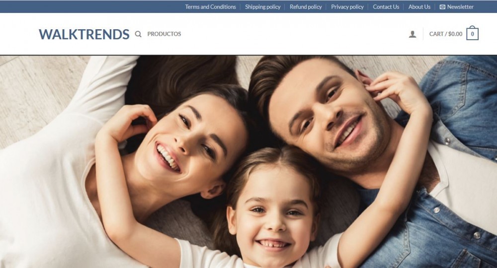WalkTrends.com's Main Page