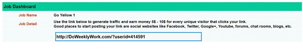 The Referral LInk They Give You