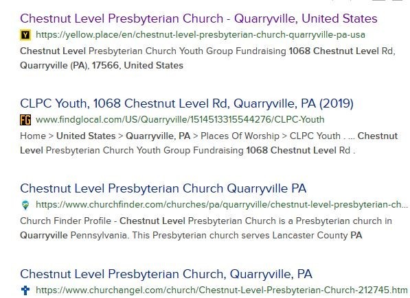ChestNut Level Presbyterian Church