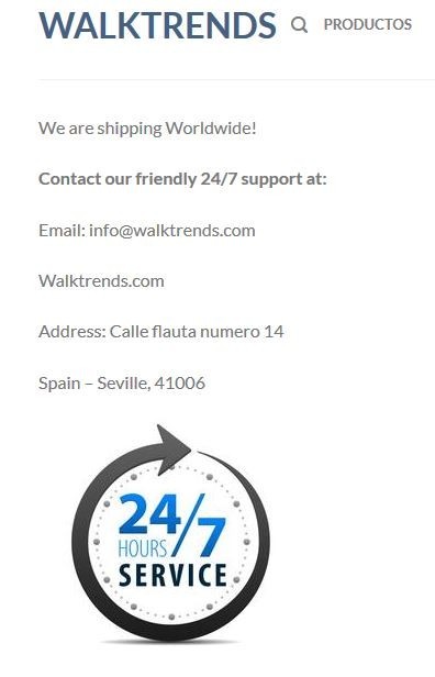 Walk Trends' Contact Info