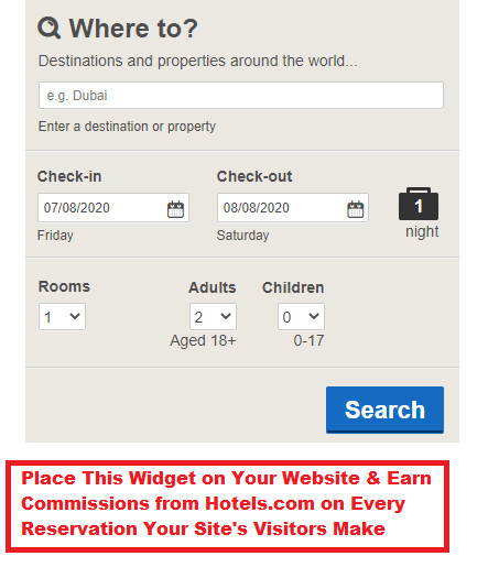 Make Money with Hotels.com As an Affiliate
