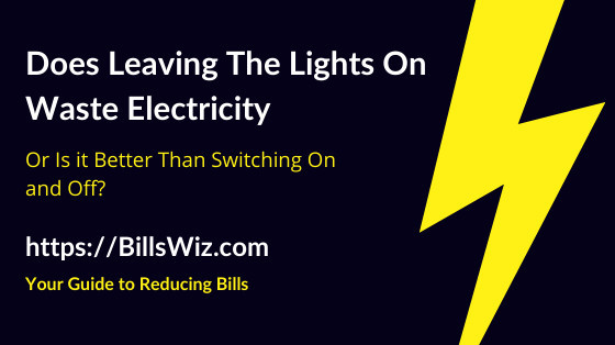 Does Leaving Lights On Cost Money