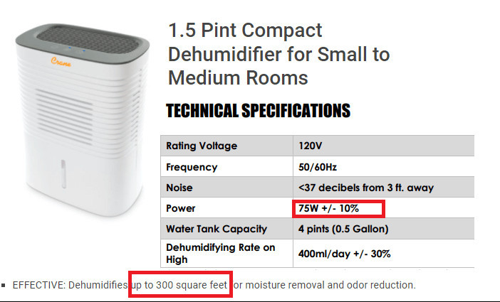 How Much Power Does A Dehumidifier Use billswiz.com
