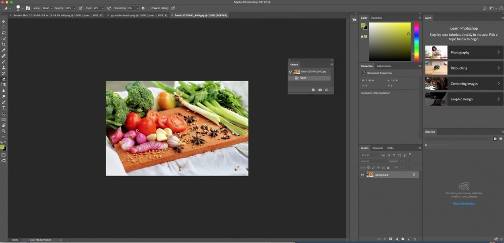 photoshop interface