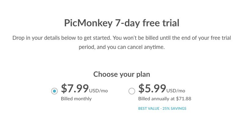 PicMonkey Photo Editor - Basic Plan 