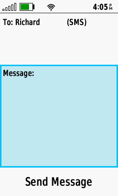 GPSMAP 66i Select MESSAGE
