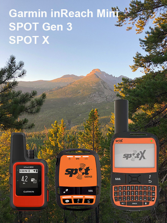 Garmin Mini, SPOT Gen 3 & SPOT X Garmin Mini, SPOT Gen 3 & SPOT X