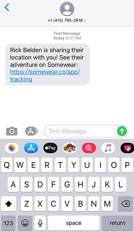 Somewear Global Hotspot Tracking Message Somewear Global Hotspot Tracking Message