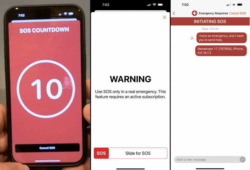 Garmin and IERCC SOS Test Garmin and IERCC SOS Test
