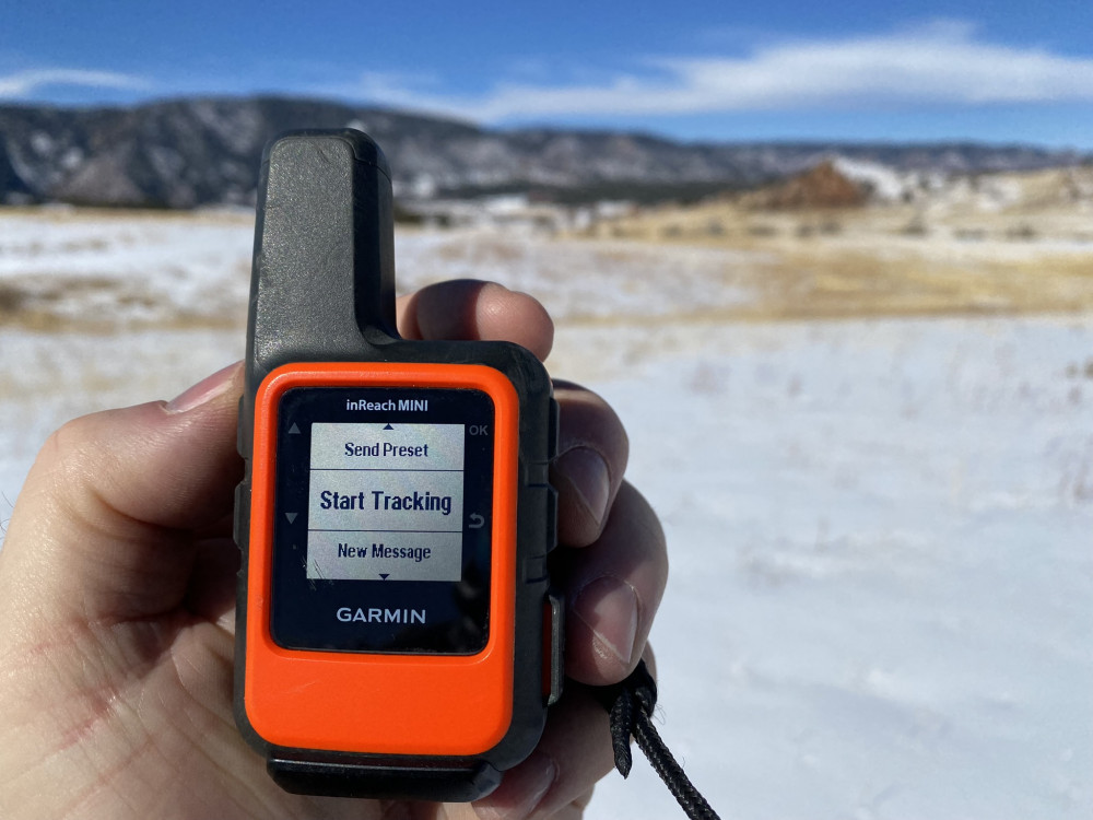 Garmin inReach Mini - Start Tracking