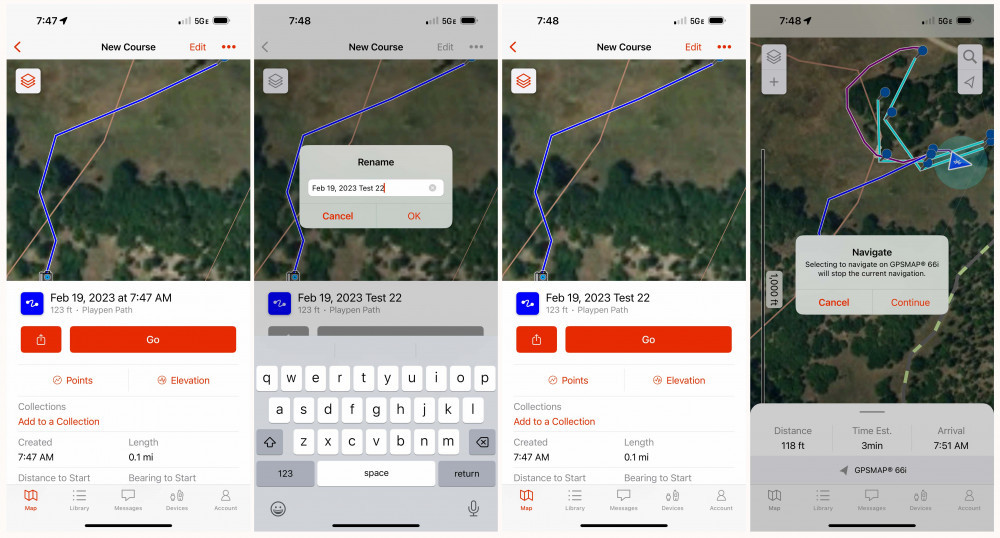 Garmin GPSMAP 66i Direct Course Creation with the Explore App Garmin GPSMAP 66i Direct Course Creation with the Explore App