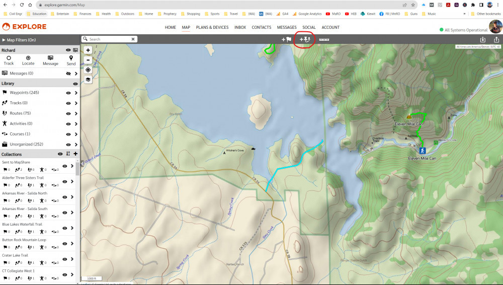 Explore.Garmin Create Route Icon Explore.Garmin Create Route Icon