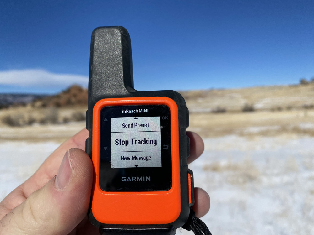 Garmin inReach Mini - Stop Tracking