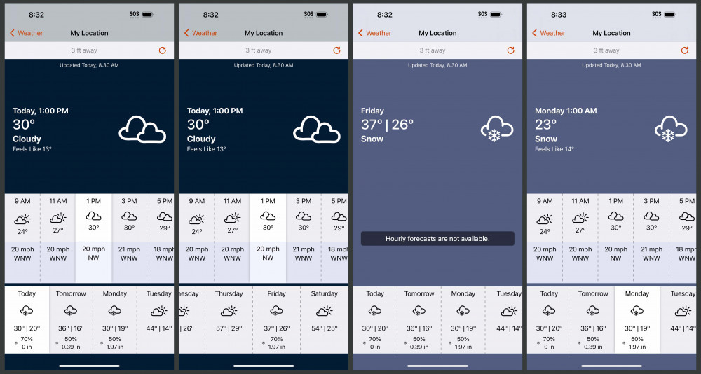 Garmin GPSMAP 67i Weather Forecast