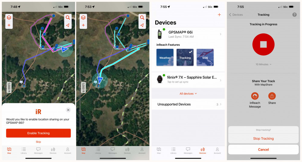 Garmin GPSMAP 66i Direct Course Creation with an iPhone Garmin GPSMAP 66i Direct Course Creation with an iPhone