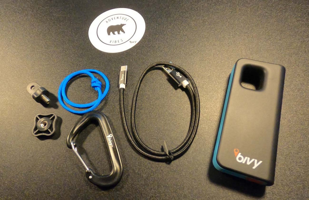 Bivy Stick Blue Individual Contents