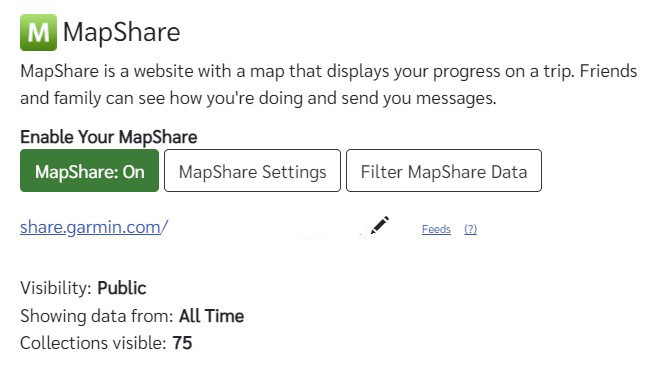Enable MapShare Settings