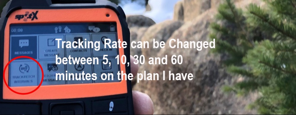 SPOT X Tracking Rates