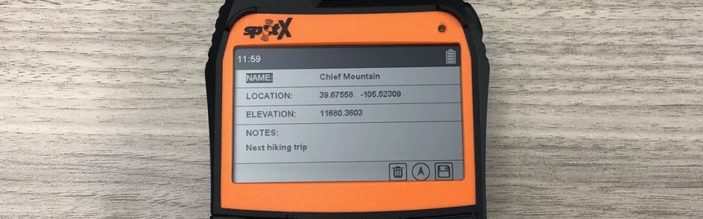 SPOT X Chief Mountain Waypoint Information SPOT X Chief Mountain Waypoint Information