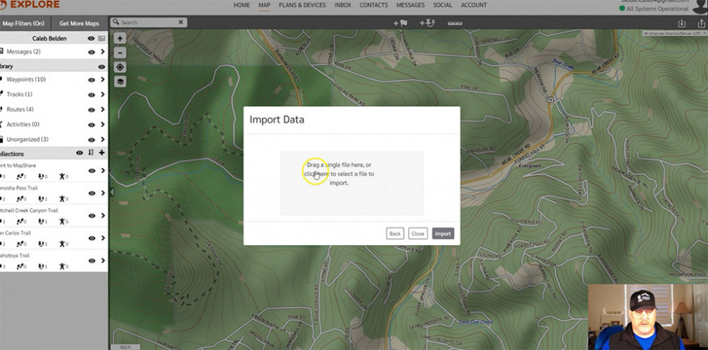 Import GPX File Import GPX File