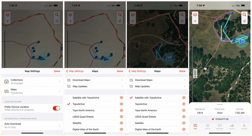 Garmin GPSMAP 66i Direct Course Creation with iPhone Garmin GPSMAP 66i Direct Course Creation with iPhone