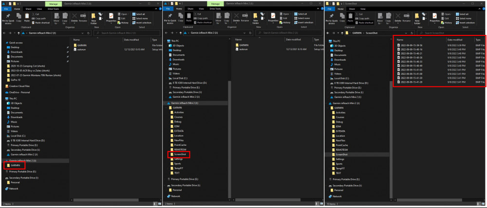 Garmin inReach Files Copied to Your Laptop