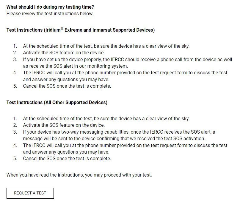 IERCC Test Instructions IERCC Test Instructions