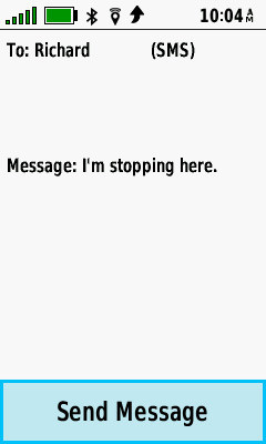 GPSMAP 66i Send Message