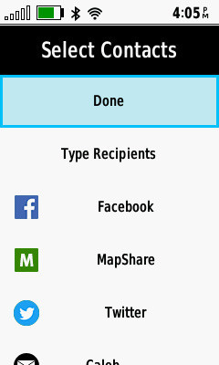 GPSMAP 66i Select Done