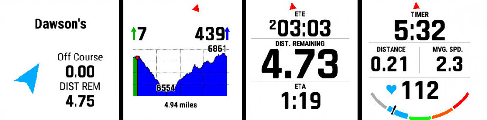 Garmin Fenix Info when Navigating Garmin Fenix Info when Navigating