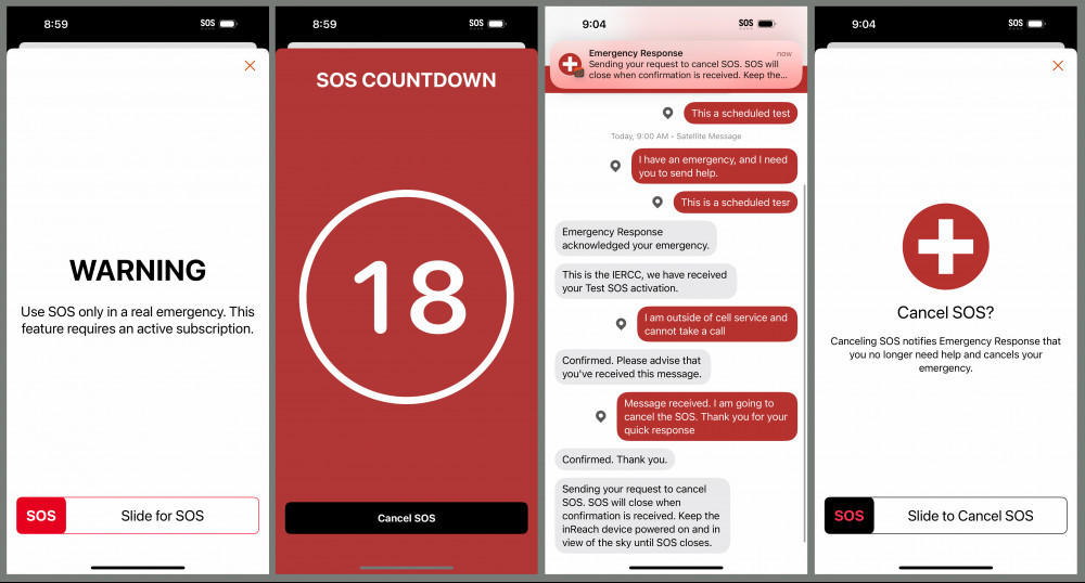 SOS Test Messages with the IERCC SOS Test Messages with the IERCC