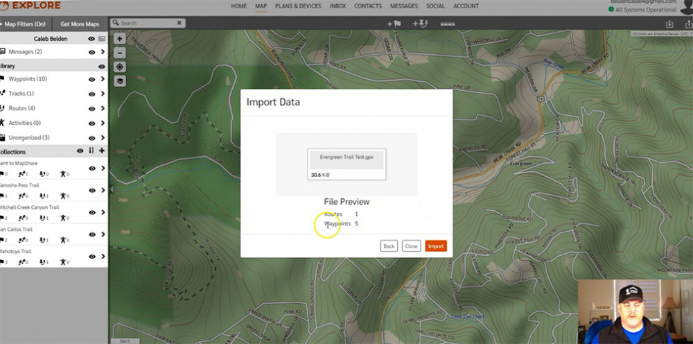 GPX Import Data GPX Import Data