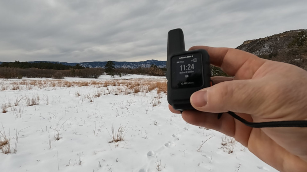 Garmin inReach Mini 2 Turned On