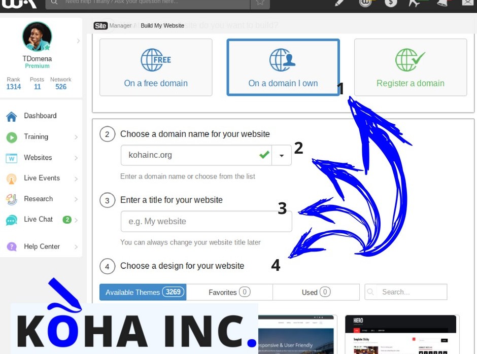 how to make a small business website