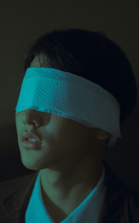 Blind man