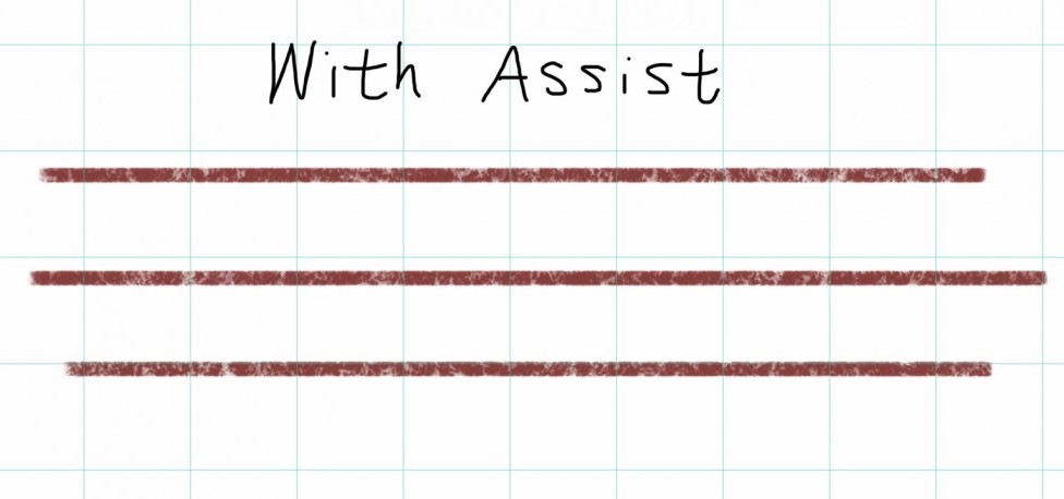 with assisted drawing