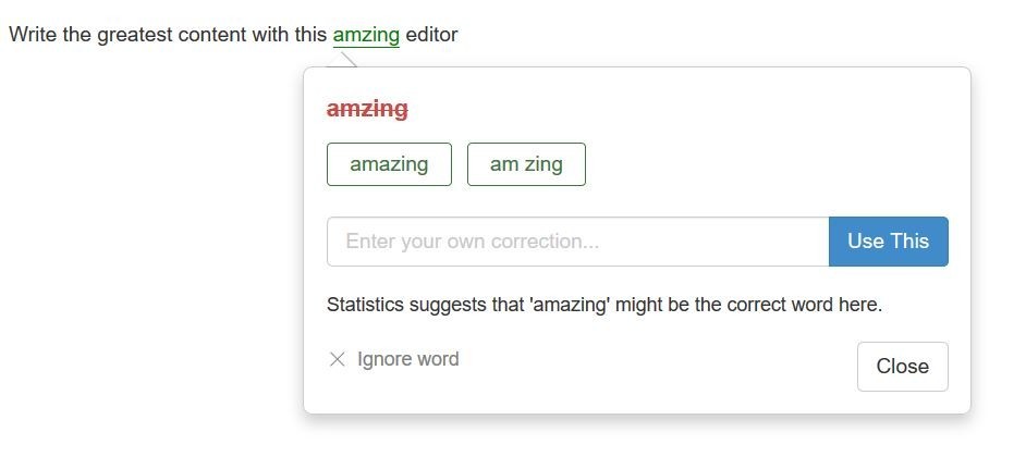 SiteContent Spelling Check