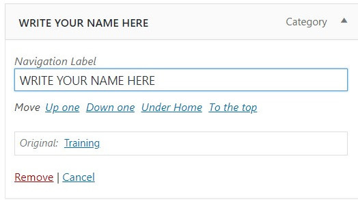 How to change menu in WordPress How to change menu in WordPress