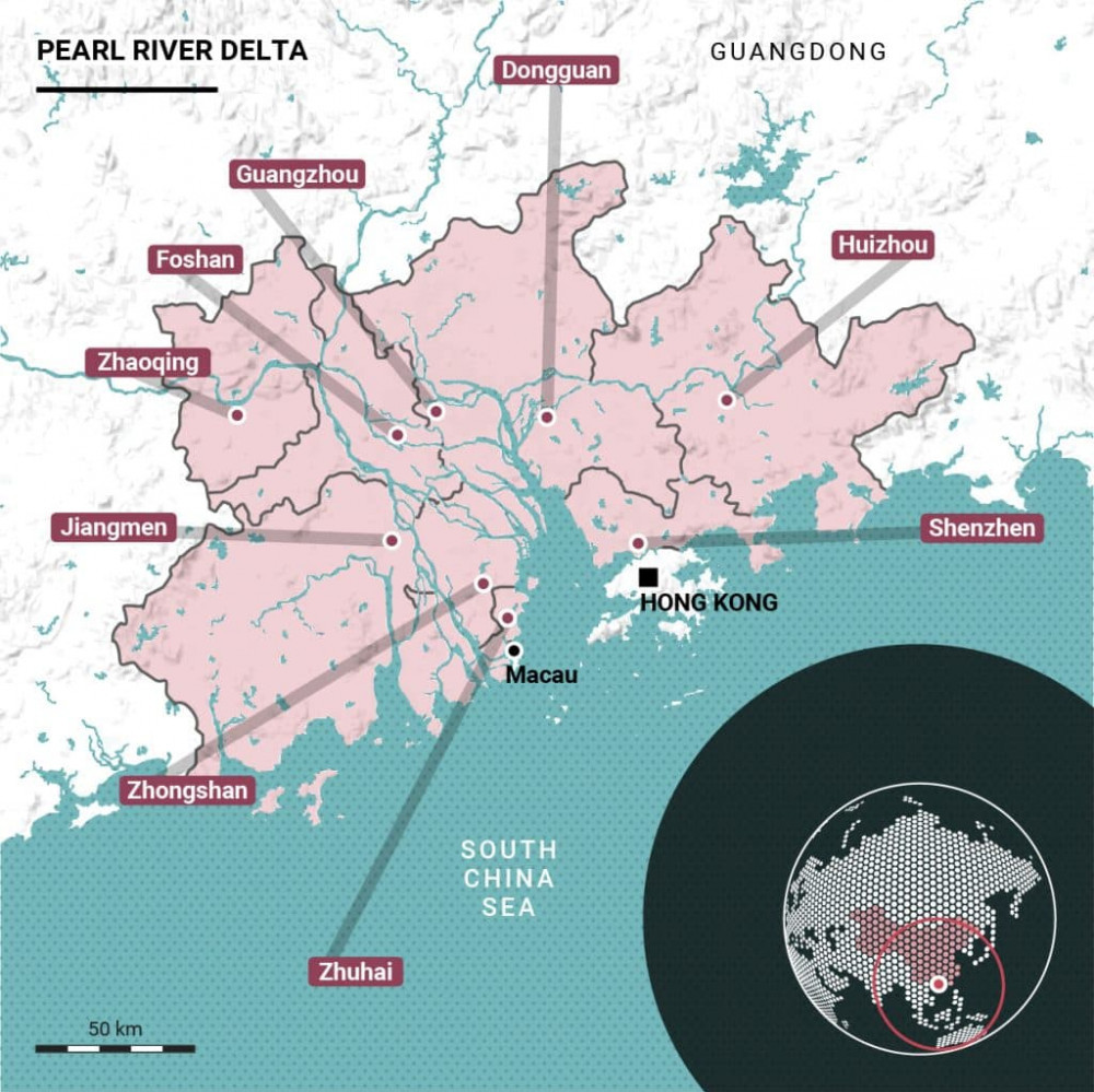 pearl delta area pearl River delta area