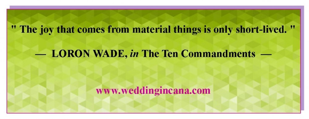 The tenth commandment of god