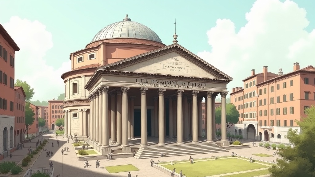 Roman Pantheon illustration