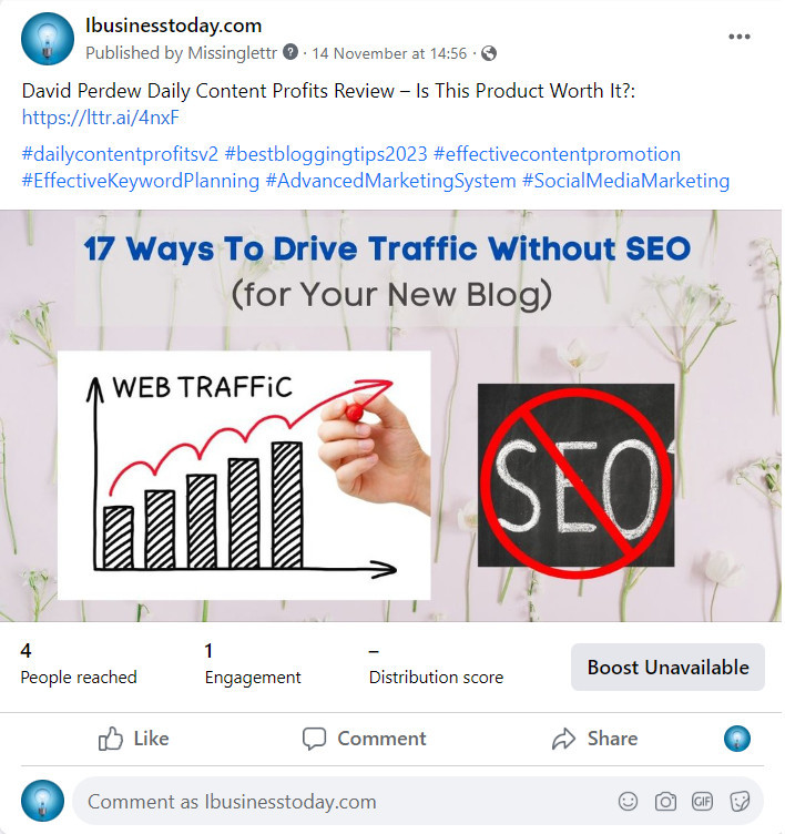facebook missinglettr screenshot 3