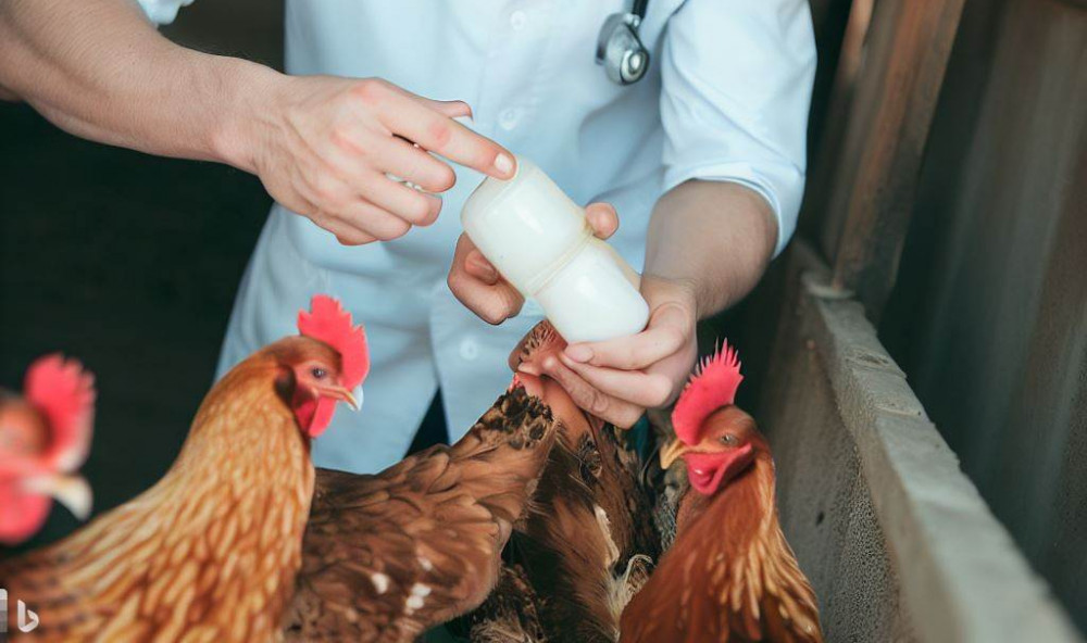 Veterinarian Administering Supplements - Chickenmethod.com