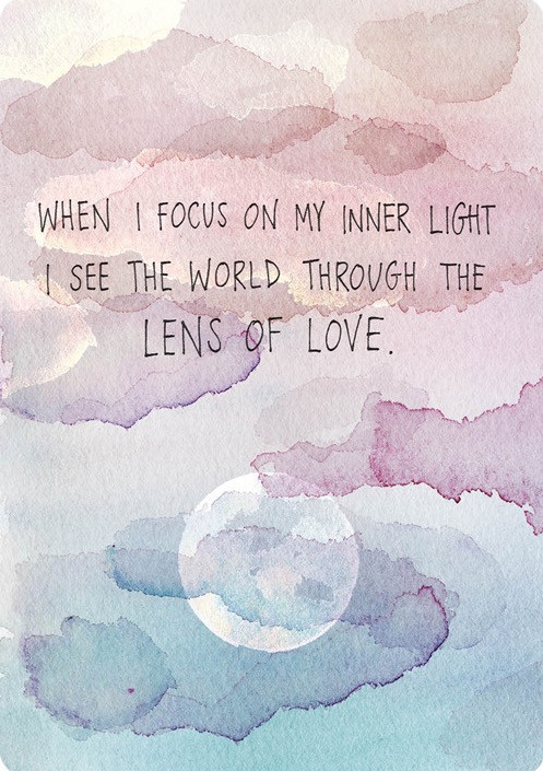 When I focus on my inner light  (Universe Has Your Back) - 12182020