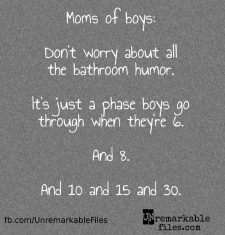 Funny Jokes About Boys Raising Boys Can be Such An Adventure The