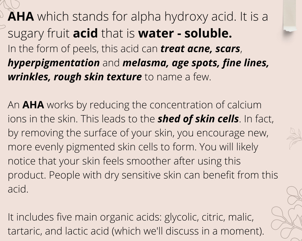 AHA 30 + BHA 2 peeling solution vs Lactic Acid | Web Skincare Solution