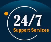 24/7 support Logo 24/7 support Logo